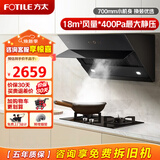 方太【门店同款】JQ36油烟机 侧吸式抽吸直脱排油烟机风魔方 家用700mm换装18风量专享小尺寸 单烟机JQ36