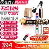 鸿益德艾灸仪器一体机无烟家用熏蒸仪美容院全身温养理疗仪烤电艾炙灯 金色语音旗舰款-【十二核四面加热+热炙温控】