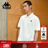 卡帕（Kappa）背靠背夏季新款男士运动polo衫男t恤短袖翻领半袖男款K0D32PD01D
