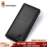 暇步士（Hush Puppies）男士钱包真皮休闲钱包长款钱包多卡位钱夹新年礼物送男友实用