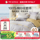 罗莱家纺纯棉床上三件套床单被套学生宿舍单人 灰色150*215