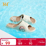 361°运动拖鞋男AG夏季篮球厚底沙滩休闲外穿凉拖鞋子男672426728-2