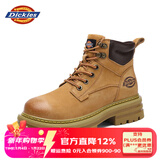 Dickies马丁靴男靴2025冬季男鞋加绒靴子男女百搭大黄靴增高情侣工装靴 土黄 45 【偏大一码，适合运动鞋46】