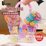 优家（UPLUS）儿童发饰套装蝴蝶盒发夹头绳发绳皮筋皮套扎头发小女孩生日礼物
