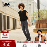 Lee【张凌赫代言】凉凉裤726标准直脚轻薄黑灰色男牛仔裤休闲潮流 黑灰色 31