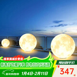 大观园（DGY）月球灯庭院灯氛围感户外灯防水落地灯月亮草坪氛围灯中山灯具378O 9876-60cm【户外月球灯】暖光