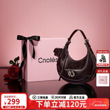 蔻一（Cnoles）弦月包包女士腋下包大容量单肩斜挎包时尚百搭托特包生日礼物