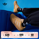 adidas「面包鞋」COURTIC经典运动板鞋男女阿迪达斯官方三叶草 芥末黄   40