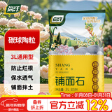 尚洋碳球陶粒3L园艺盆栽花卉装饰颗粒土花盆垫底拌土回填养花铺面石