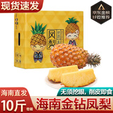 译优农正宗海南金钻凤梨新鲜热带水果当季香水金菠萝手撕小菠萝金凤梨 带箱9.5-10斤【礼盒装】海南直发