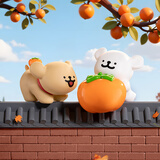 名创优品（MINISO）线条小狗好运汪汪系列盲盒手办玩具桌面摆件送礼生日礼物男女单盒