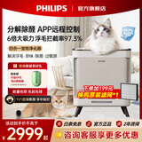 飞利浦（PHILIPS）宠物空气净化器吸猫毛狗毛除甲醛净化器 除臭除异味除过敏原 吸附浮毛四脚兽 「四脚兽」宠物净化器AC3680