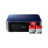 佳能（Canon）E568黑·大印量套装无线自动双面学生彩色喷墨多功能一体机（打印/复印/扫描WiFi学生作业/家用）