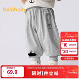 巴拉巴拉裤子婴儿夏季薄款长裤男女童运动裤2025简约可爱时髦209225108201