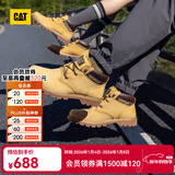 卡特（CAT）马丁靴中帮大黄靴男士工装鞋轻户外防滑登山鞋P110973N3BDC25 黄色 41