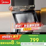 美的（Midea）抽吸排油烟机 家用侧吸式吸油烟机 以旧换新国家补贴侧吸上门安装出租房屋脱排烟机CXW-200-J30