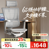 Ergonor保友优b雄鹰 电脑椅人体工学椅家用 电竞椅办公椅子靠背老板椅 【优b雄鹰X】银白网 精准承托 舒适久坐