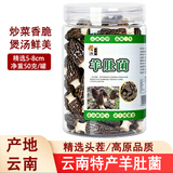 滇味十足云南香格里拉特产羊肚菌南北干货火锅食材菌菇出口品质过节山珍菌 50克/罐【精选5-8cm】