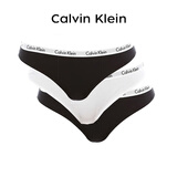 Calvin Klein CK 秋季新款女士三角内裤 3条装  WZB黑黑白 S