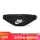 耐克（NIKE）男女腰包 单肩包斜挎包胸包休闲包DB0490-010 黑