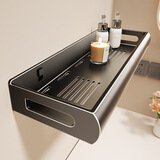 尚美德卫生间置物架浴室免打孔浴室壁挂架洗漱台可拆卸墙上收纳架40cm