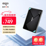 爱国者（aigo）1TB SSD固态硬盘 SATA3.0接口 2.5英寸TLC颗粒 台式机笔记本系统盘 读速550MB/S 大容量存储S500T