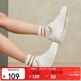 特步情侣男女板鞋小白鞋空军一号冬季革面保暖运动板鞋休闲鞋