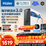 海尔（Haier）净水器鲜活水Pro1200G家用厨房专用台下用净水机RO反渗透自来水过滤器厨下直饮水机净饮机国家补贴 【净水年度金榜】瞬时1400G鲜活水Pro1200G
