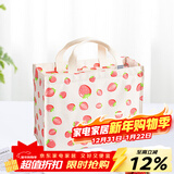 昌木子（CAMUZ）日式饭盒袋 上班族保温便当包 饭袋高颜值可爱 幸运包-草莓款