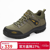 骆驼（CAMEL）户外登山鞋男 耐磨徒步鞋牛皮户外鞋 A63202a6015 军绿 39