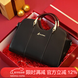 L＇ALPINA袋鼠女包手提包女牛皮百搭斜跨单肩包女送老婆妈妈女友礼物