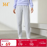 361°运动裤子女秋冬季跑步宽松户外休闲裤直筒长裤卫裤662434710D