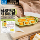 乐扣乐扣宝宝辅食模具自制香肠模具蒸糕模具可蒸硅胶卡通糕点磨具儿童饭盒