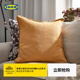 宜家（IKEA）LAGERPOPPEL拉格波培垫套沙发靠床头靠抱枕靠枕靠垫腰枕 蓝灰色垫套+纤维垫芯 50*50cm