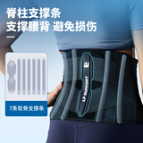 LP1502CK轻量透气运动支撑护腰腰椎间盘突出劳损男女通用健身护具L