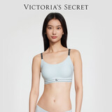 维多利亚的秘密 维密字母肩带果冻条背心式运动软支撑字母肩带无痕文胸内衣女 48PF浅水蓝-VS标款 11244701 XS /M