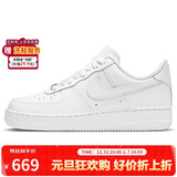 耐克NIKE女空军一号AF1 新年礼物 运动鞋DD8959-100白38.5