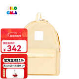 CILOCALA双肩包女M+号登山包校园电脑包大容量旅行包上班出游背包帆布书包 BUTTER-小黄油M+中号