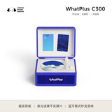 WHATPLUSC300一体式CD机发烧友专辑播放器 复古CD播放机 唱片机造型 蓝牙音响蓝牙cd机 礼物 克莱因蓝