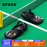 CROCS卡骆驰檀健次同款经典洞洞鞋男沙滩鞋户外沙滩包头拖鞋女鞋|10001 黑色-001 37 /38(230mm)