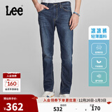 Lee凉凉裤723修身中腰直脚中深蓝轻薄男牛仔裤潮流
