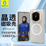 蓝猩先生【中轴一体】适用华为matex7手机壳 matex7折叠屏中轴保护壳透明pro磁吸便捷充电防摔保护套