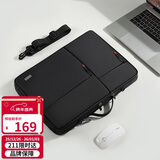 高尔夫（GOLF）电脑包15.6英寸手提单肩笔记本电脑包男士斜挎内胆包商务公文包