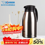 象印保温壶304不锈钢真空热水瓶居家办公大容量咖啡壶SH-HJ19C-XA
