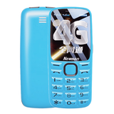 纽曼（Newman）T10全网通4G直板按键老人手机移动联通电信学生老年备用机大声音超长待机K99 【2.4英寸大屏】4G全网通蓝色