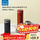 乐扣乐扣（LOCK&LOCK）不锈钢纤巧便携保温杯茶水杯车载商务杯子200ml红色LHC550