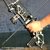 HUWAIREN弓箭复合弓成人反曲弓战魂军迷用品竞技比赛竞技入门弓箭射箭套装 战魂直拉弓实用套装 30磅