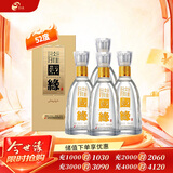 今世缘 国缘淡雅 浓香型白酒 52度 500mL*4瓶装 婚庆喜宴 送礼