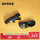 卡骆驰（CROCS）洞洞鞋贝雅男鞋女鞋轻便耐磨一脚蹬拖鞋休闲鞋|10126 黑色-001 37 /38(230mm)