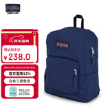 JANSPORT杰斯伯双肩包男背书包女休闲学生校园 47LW003 海军蓝